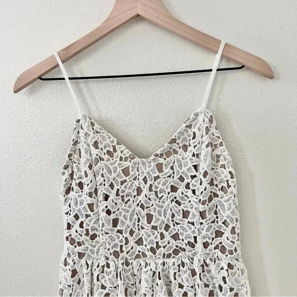 Love Fire Mini White Overlay Dress - Picture 4 of 9